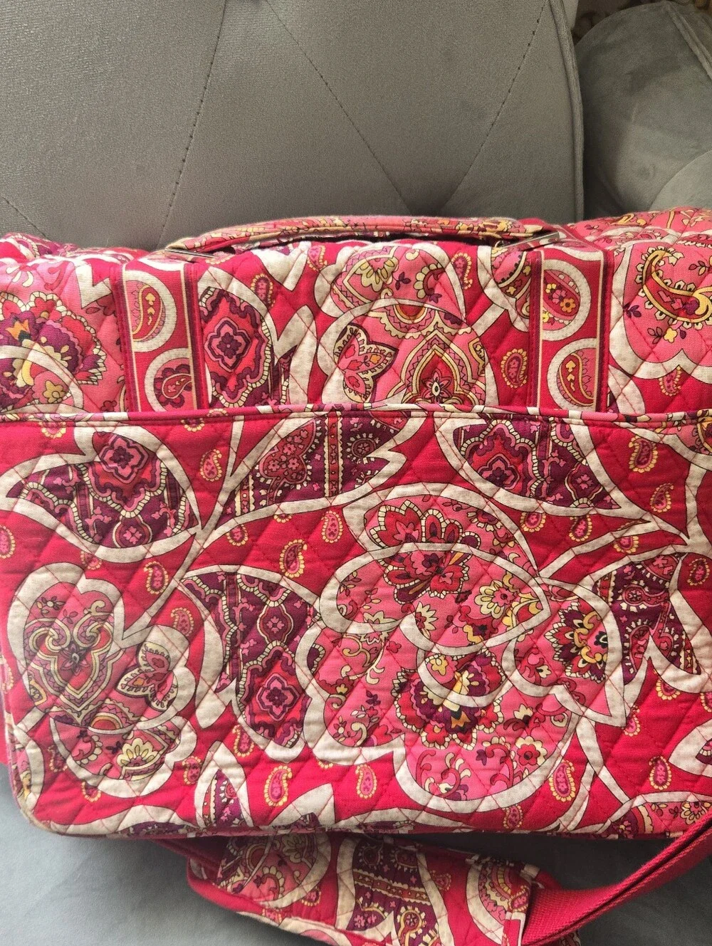 Vera Bradley Quilted Cotton Attaché Bag
